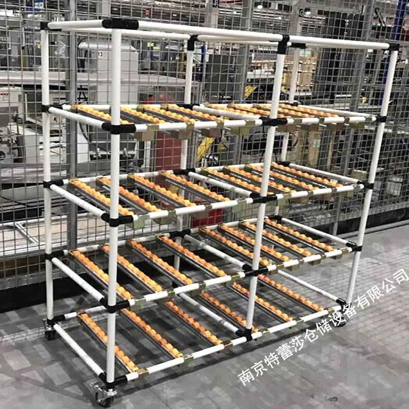 滚轮式货架(图3) 线棒式货架